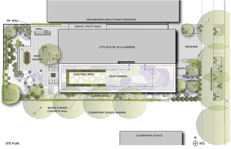 2014 asla 住宅景观设计荣誉奖: 芝加哥城某住宅花园 / mckay