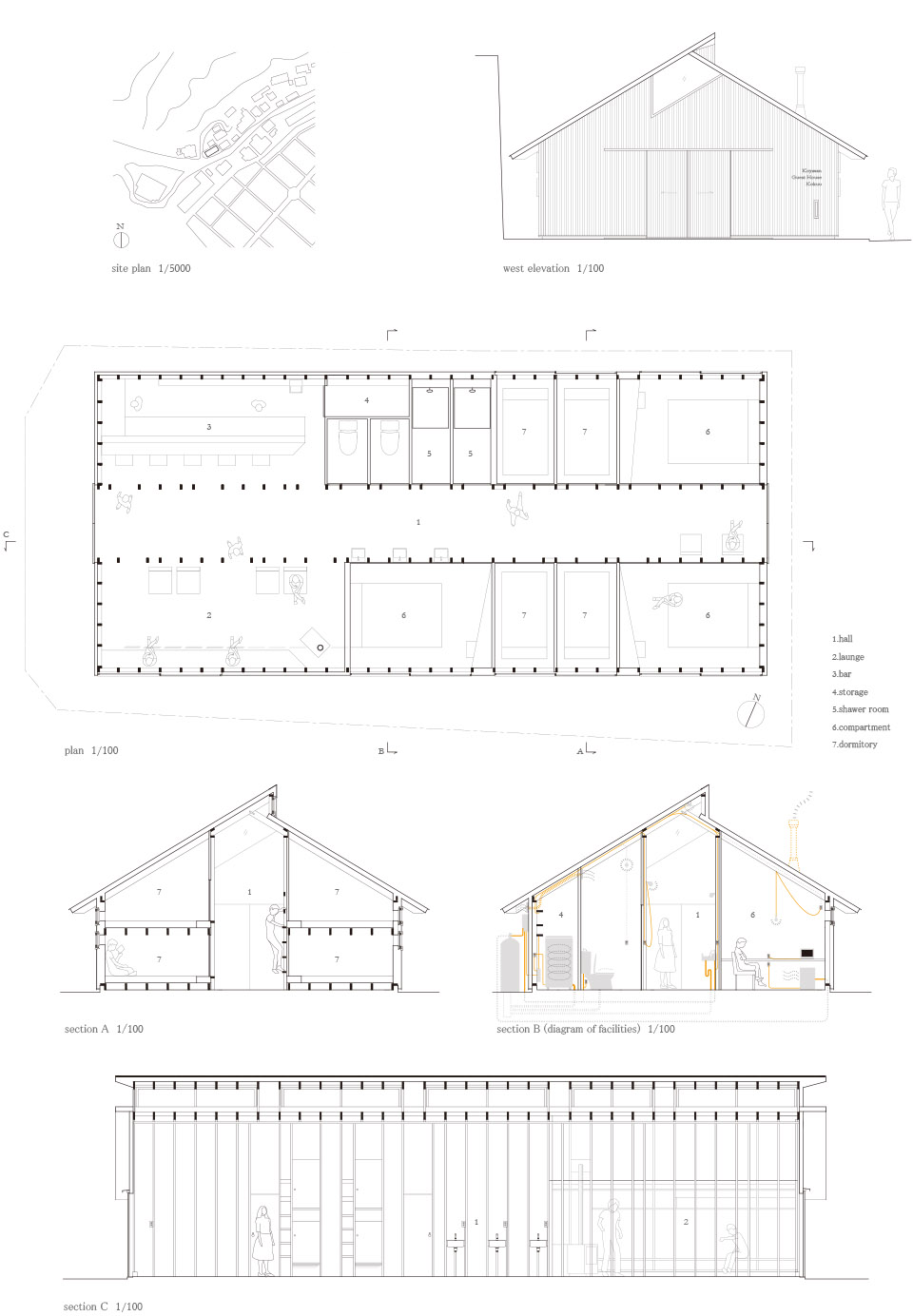 家庭式胶囊旅馆 ,日本 / alphaville architects - 谷德设计网