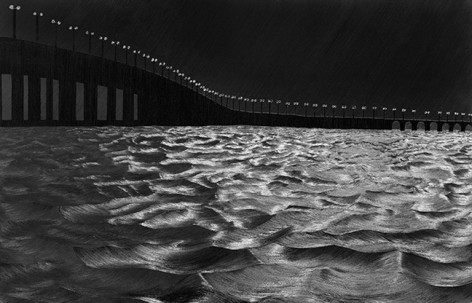 “水 water”系列画作 / Karen Gunderson