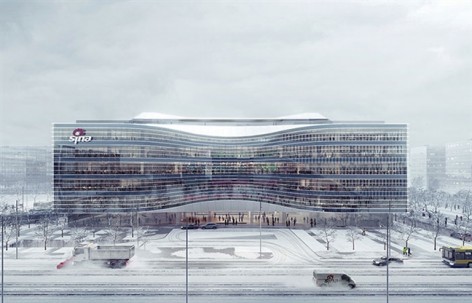 中标的新浪总部，北京 / Aedas