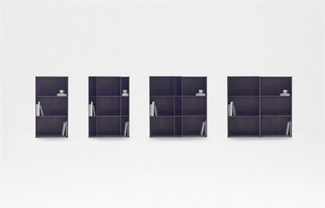 变形家具 -- 碳纤维制成的可自由伸缩扩展的柜子，日本 / nendo