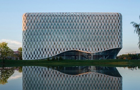 北京建筑工程学院新图书馆 ，北京 / TJAD