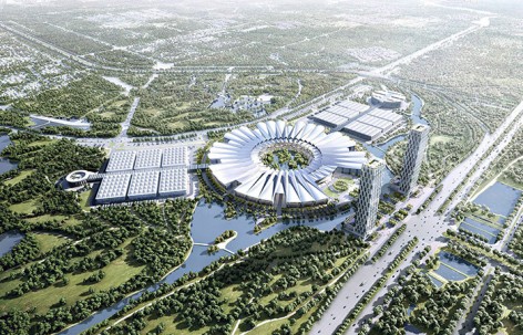 国家会议展览中心， 越南 / gmpVietnam’s National Exhibition and Trade Fair Center by gmp