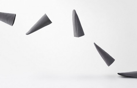 萌萌哒角形拖鞋，日本 / nendo
