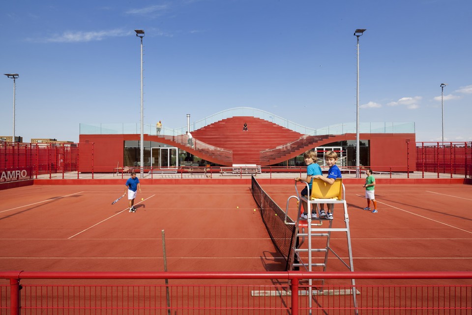 Tennisclub, The Couch, Ijburg, Amsterdam, MVRDV architecten