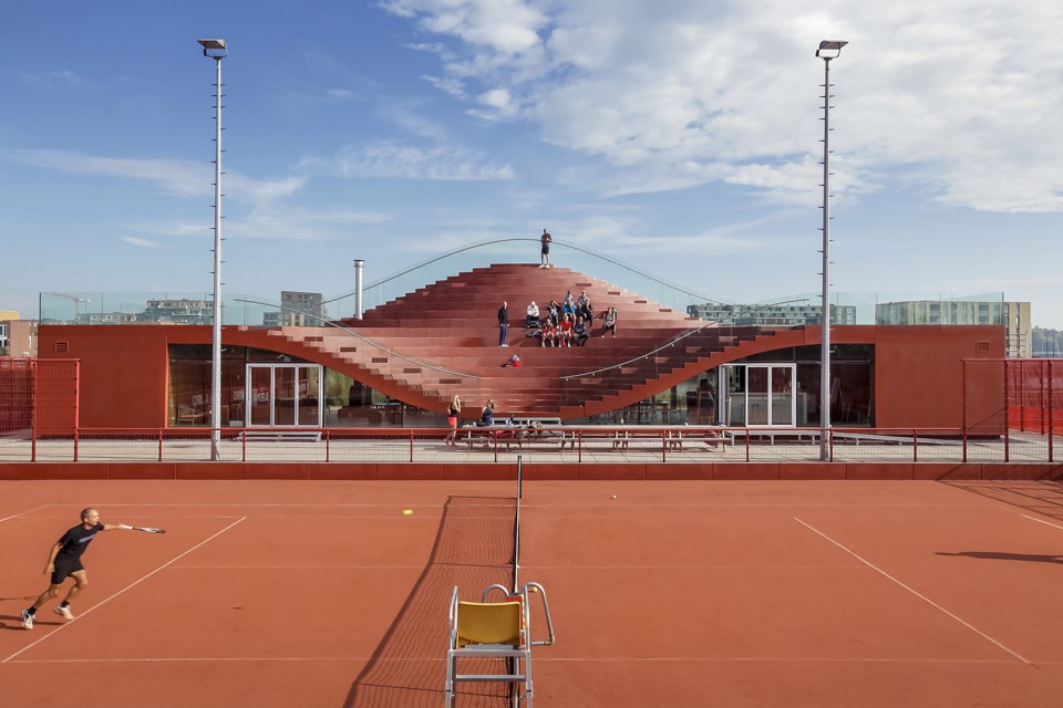 Tennisclub, The Couch, Ijburg, Amsterdam, MVRDV architecten