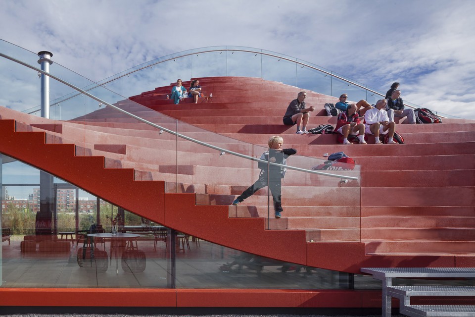 Tennisclub, The Couch, Ijburg, Amsterdam, MVRDV architecten