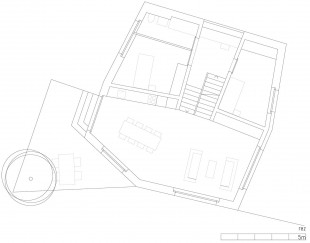 版权Savioz Fabrizzi Architectes : 1st floor plan 1层平面图