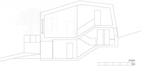 版权Savioz Fabrizzi Architectes : section 2 剖面图2