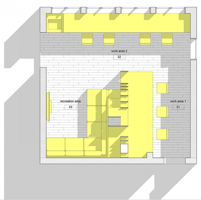 版权Ruetemple : plan 平面图
