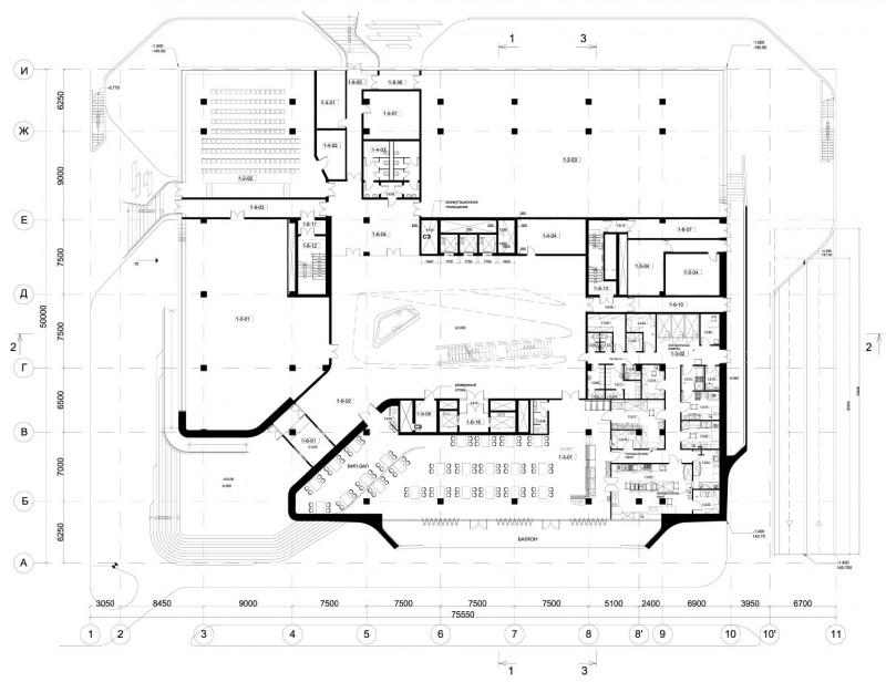 Plan- ZHA_Dominion Office Space_Moscow
