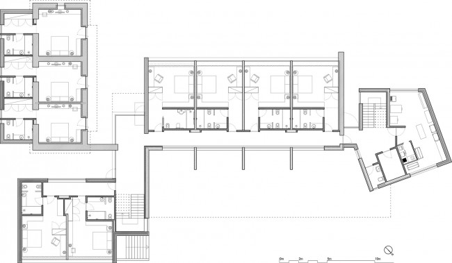 Eastern Building ground floor plan 东侧建筑入口层平面图