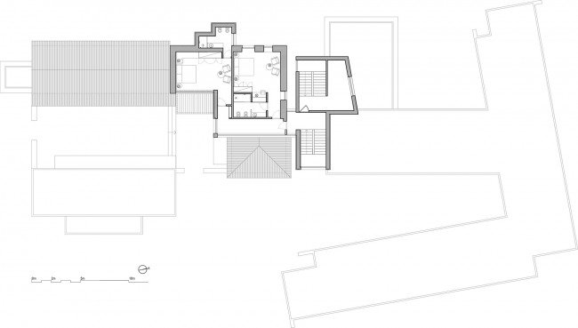 Western Building 1st floor plan 西侧建筑1层平面图