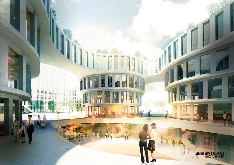 026 first phase of business park at Shanghai Honqiao Airport by mvrdv (24)