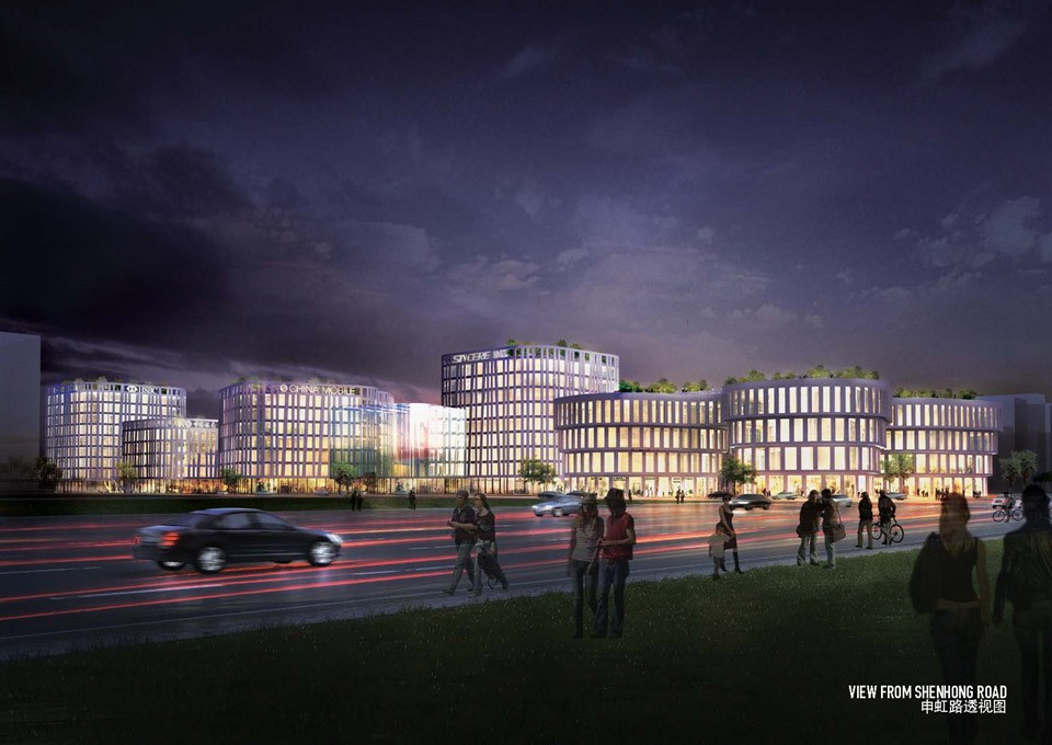 027 first phase of business park at Shanghai Honqiao Airport by mvrdv (13)