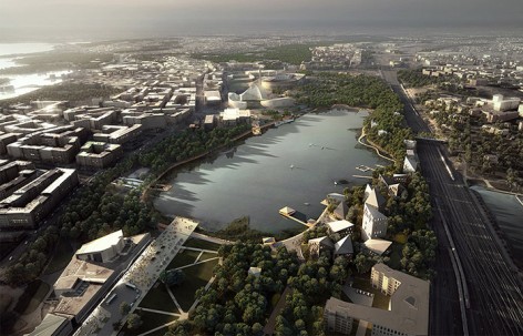Töölönlahti湾区规划，赫尔辛基 / COBE & Lundén Architecture