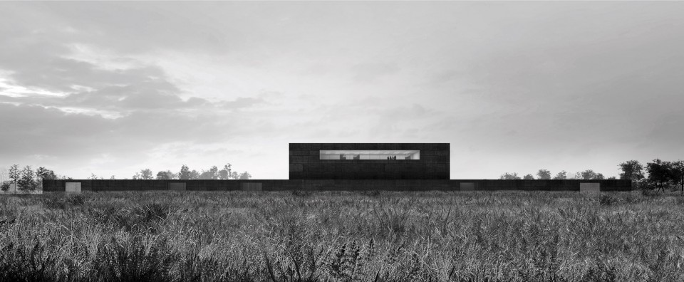 EXTERIOR VIEW OF THE PRAIRIE 从草原上看建筑