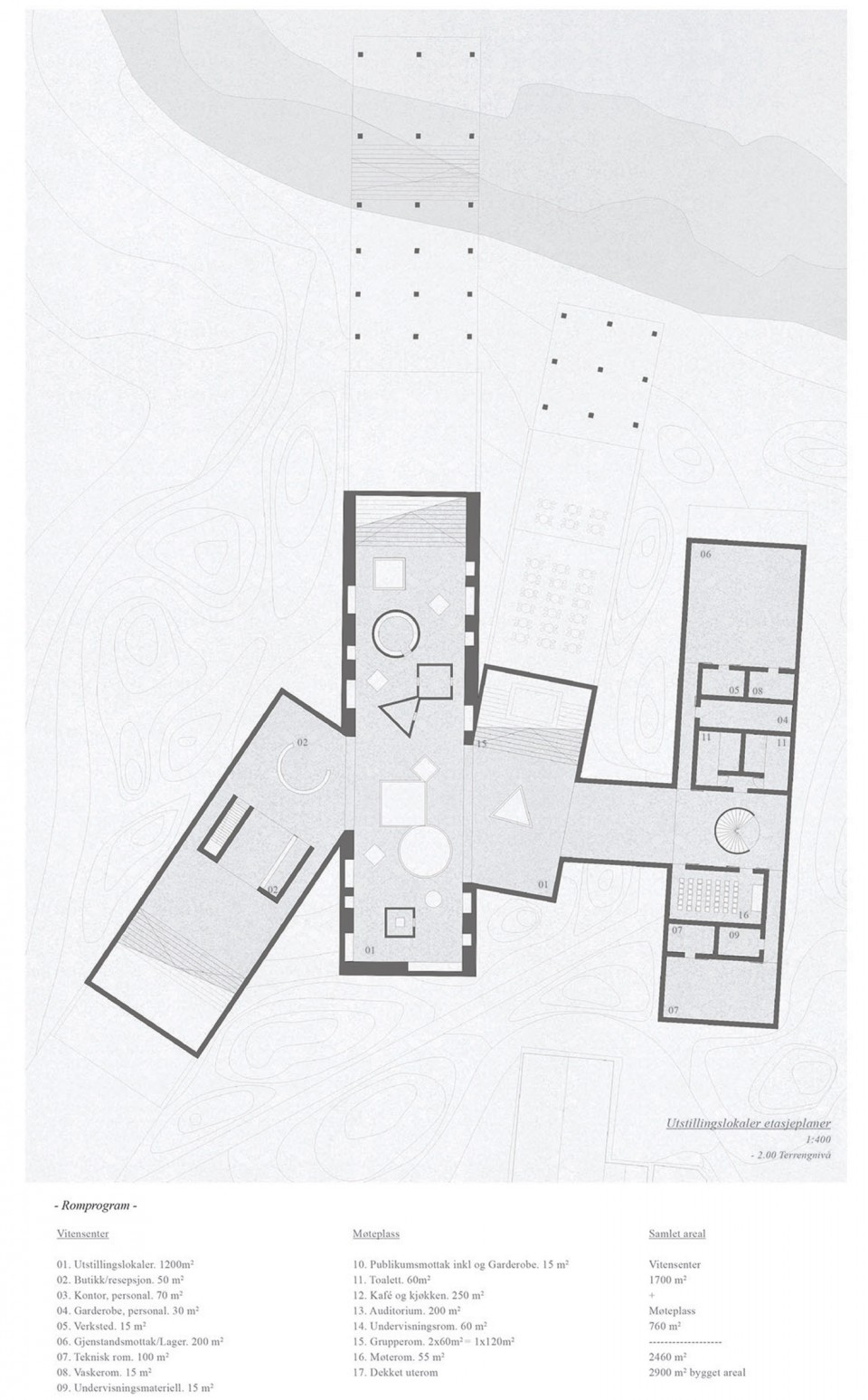 版权Viar Estudio : basement floor plan 地下室平面图
