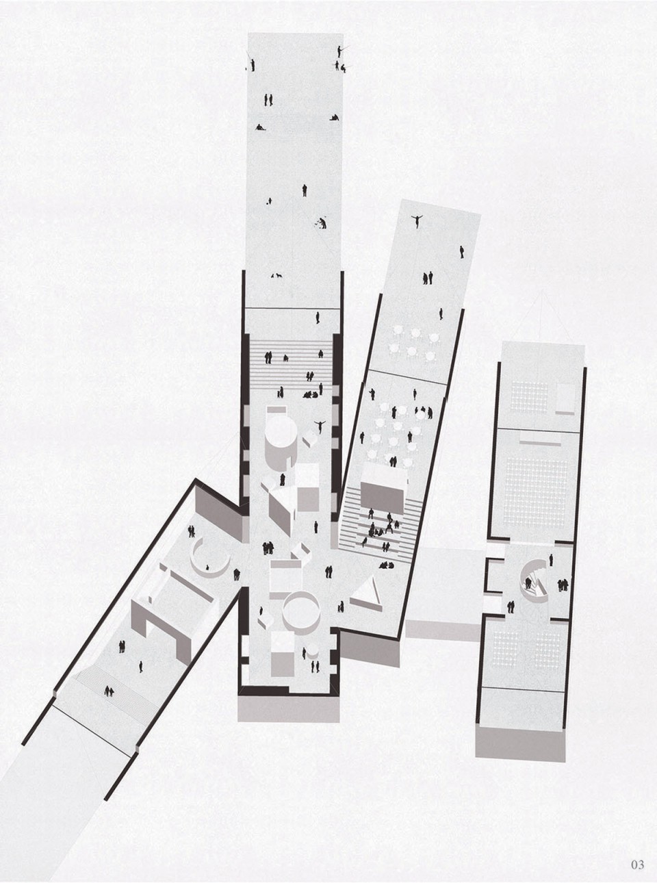 版权Viar Estudi : sectional view 剖透视