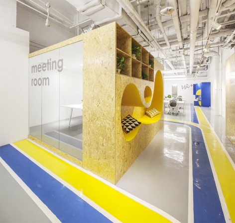 011 Beijing Yuanyang Express We+ Co-working Space by MAT - B1-会议室