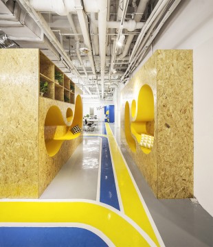 012 Beijing Yuanyang Express We+ Co-working Space by MAT - B1-猫洞