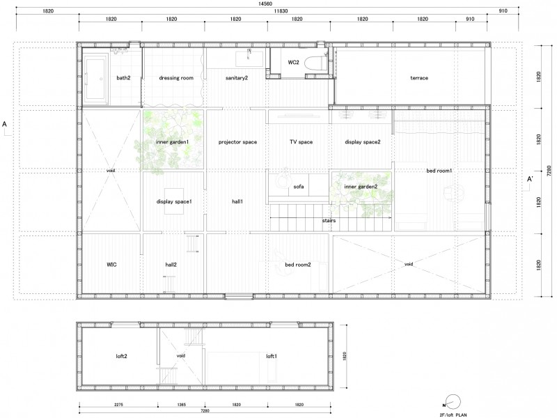版权Katsutoshi Sasaki + Associates : 2F