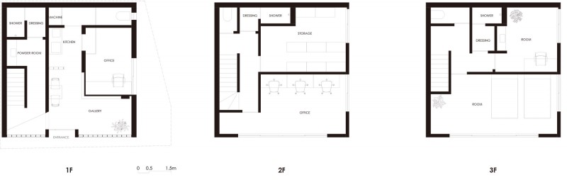 版权Jun Murata / JAM
: plan 平面图