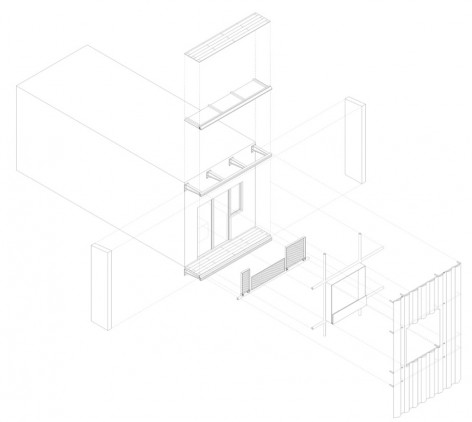 版权in:Flux architecture 汇一建筑 : 阳台构造图 balcony construction diagram