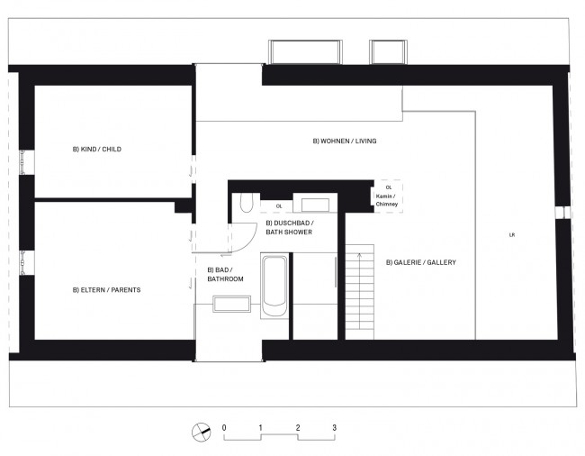 三层平面图 3rd floor plan