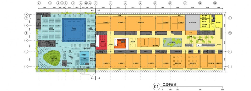 19_First Floor PlanOPEN’s proposal for the new Longhua Art Museum and Library, Shenzhen, China