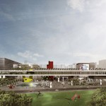 深圳美术馆新馆和深圳图书馆调剂书库 / OPEN的竞赛设计方案