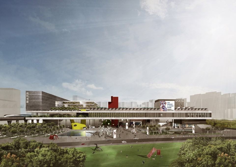 7_RenderingOPEN’s proposal for the new Longhua Art Museum and Library, Shenzhen, China