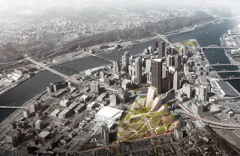 BIG Reshapes Pittsburgh With Master Plan For Lower Hill District1