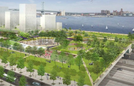 2015 ASLA 规划类杰出奖 : 费城潘兰丁区改造可行性研究 / Hargreaves Associates