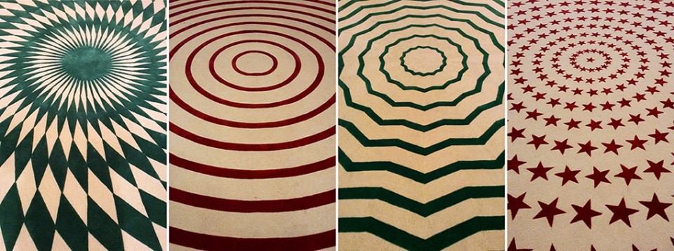 006 spatial practice glowing trees - detail carpet