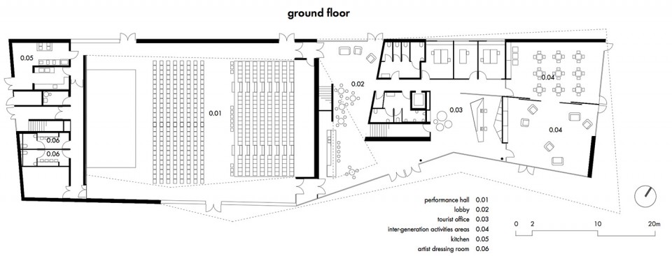 033-33-Art and Conference Centre,Inter-Generation Centre,and Tourist Office by Dominique coulon and associes-033