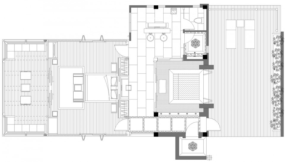 Bamboo Villa by C&C Design 竹别墅--平面图