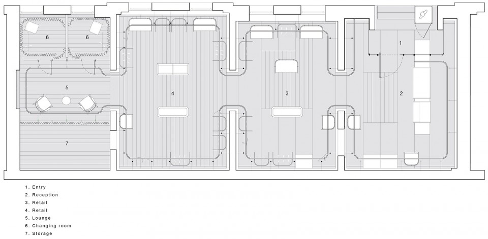 COMME_Drawings For Publication Comme Moi Flagship Store by Neri&Hu