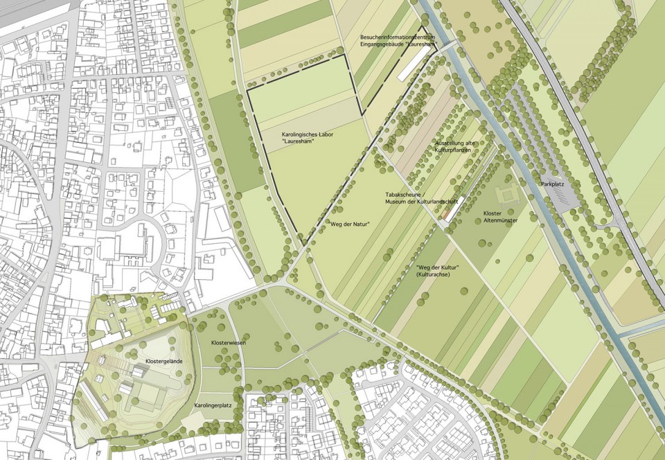 UNESCO Weltkulturerbe Kloster Lorsch by TOPOTEK 1 - 4_Masterplan_Kloster-Lorsch_©TOPOTEK_1