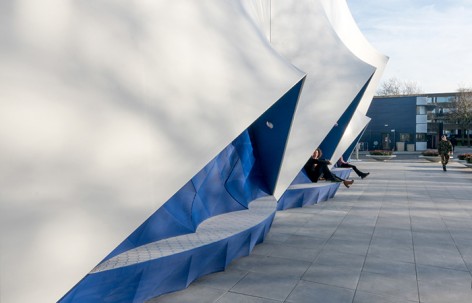 临时性“欧盟建筑”3D打印立面，荷兰 / DUS architects