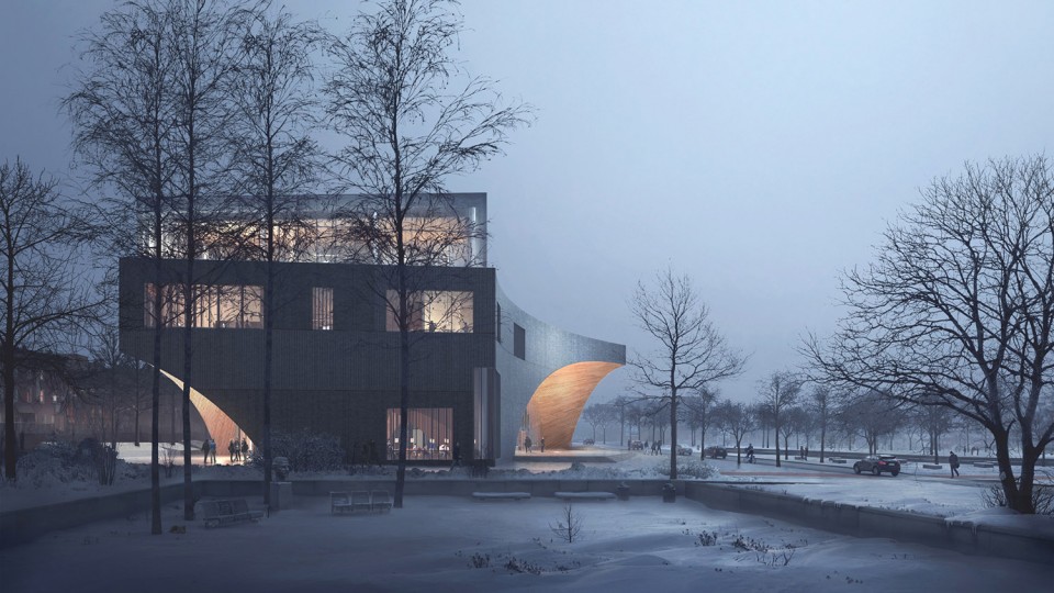 001-New Library for Temple University in Philadelphia by Snøhetta