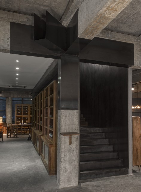 004 入口1Black cant system by Hangzhou ah well interior