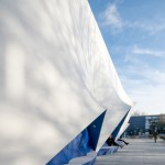 临时性“欧盟建筑”3D打印立面，荷兰 / DUS architects