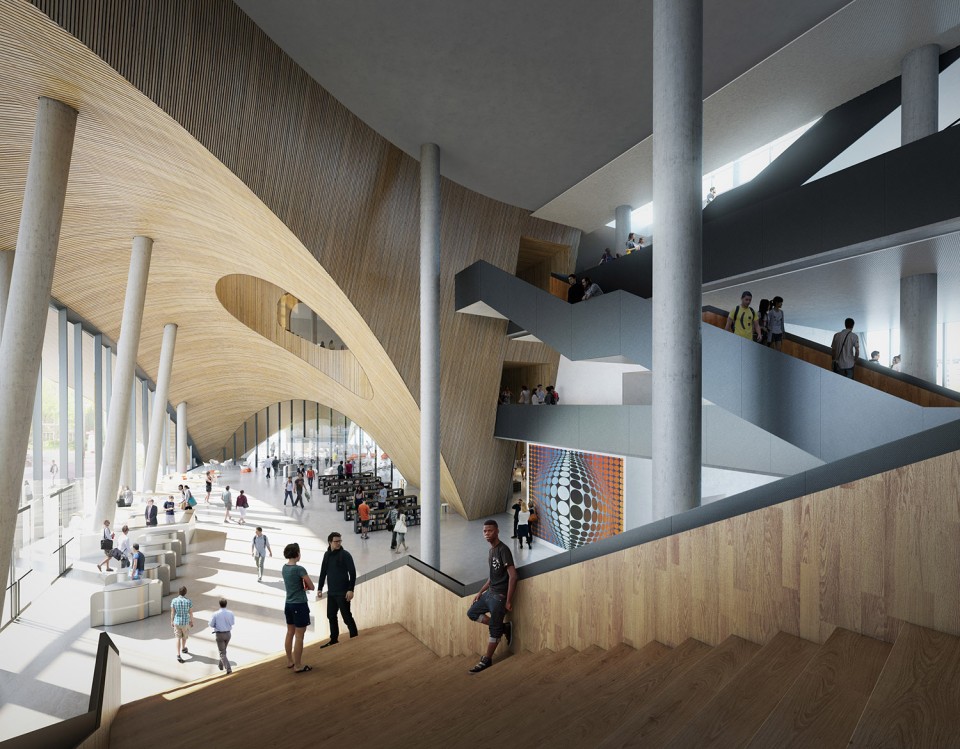 006-New Library for Temple University in Philadelphia by Snøhetta