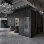 黑色斜面系统--黑壳HEIKE服装品牌概念店，中国 / 杭州啊嗯室内设计