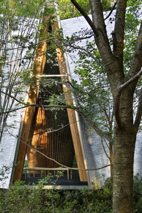 018-Sayama Forest Chapel by Hiroshi Nakamura & NAP Co.,Ltd.
