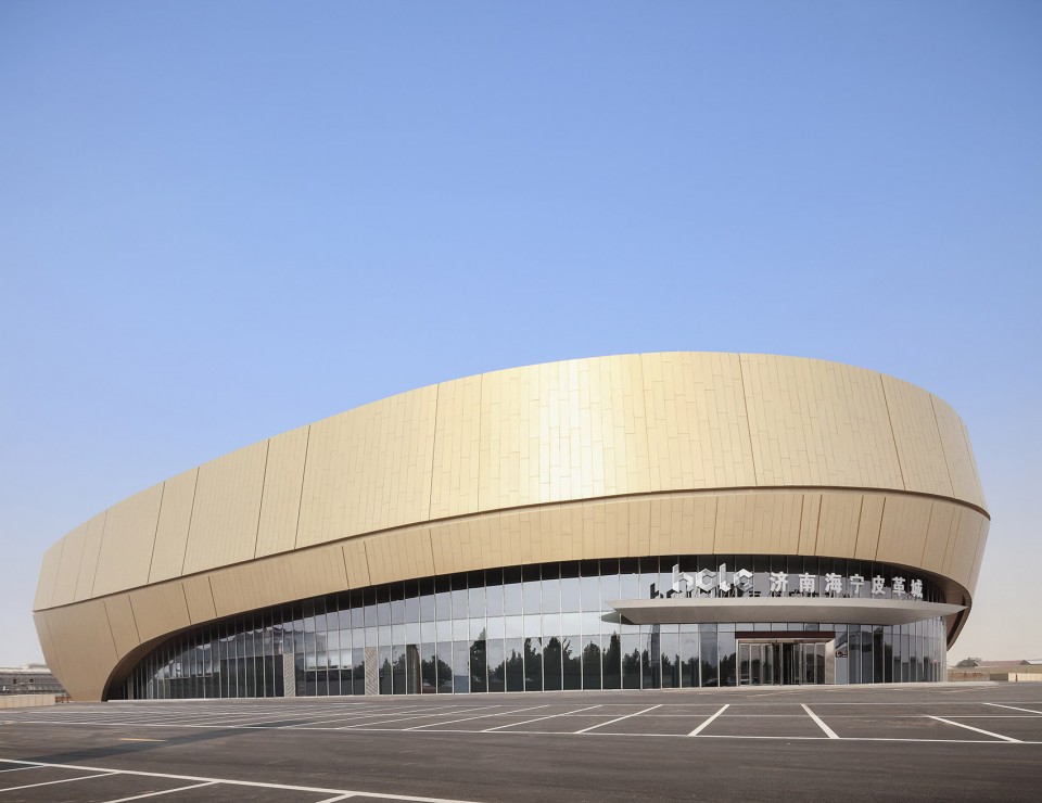 06_MG_8506_white_logo Haining Leather City, Jinan by Highthink Architects Shanghai