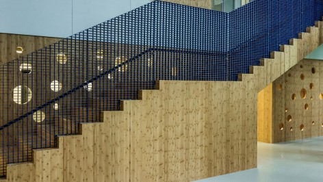 4 Grand Stair_A Renovation of Tales CBD Kindergarten_Blue Yard by SPACEWORK Architects