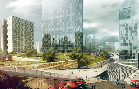 铁路上海站地区城市设计大学生国际竞赛二等奖 / 麻省理工团队