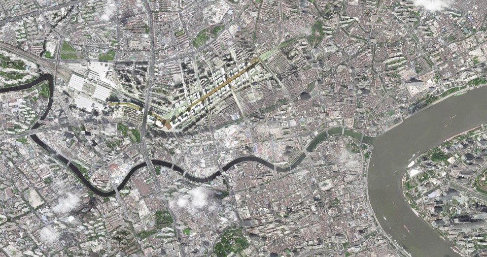 02-Satelite Phtomontage-Zhabei New Gateway